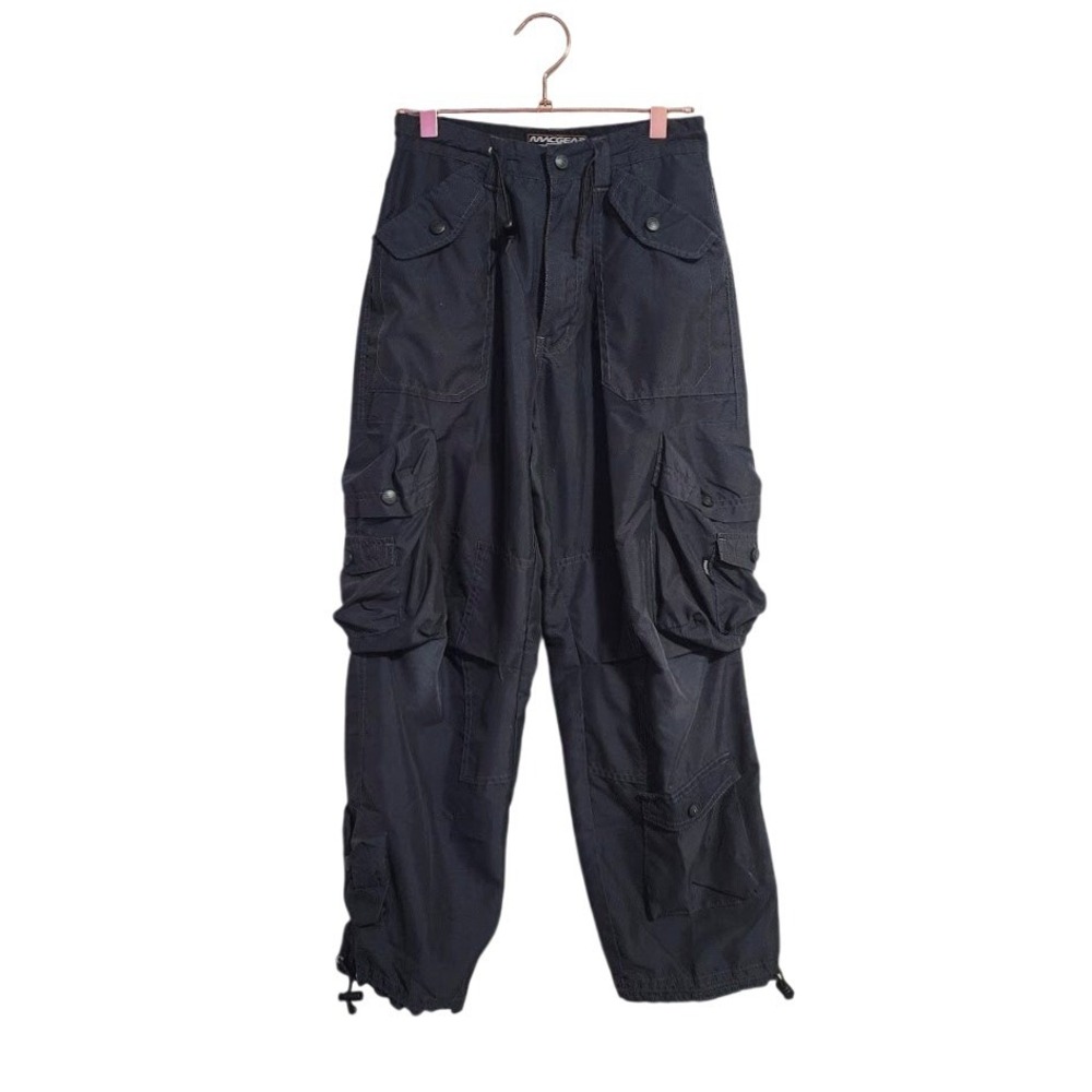 MACGEAR 90's Vintage Raver Cargo Pants Military Utility in ink YOUTH SIZE‎ 12